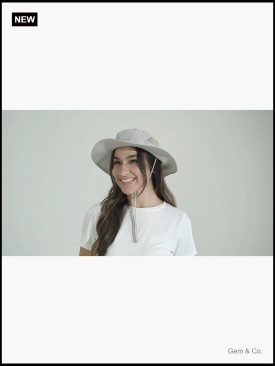 UPF 50+ Wide Brim Bucket Hat Summer Beach Fishing Hiking Outdoor Sun Hat with main image 4